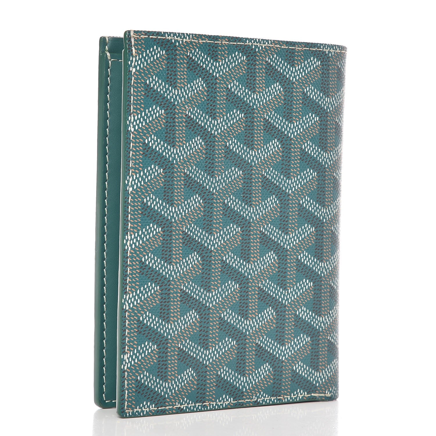 Goyard Chevron Bifold Wallet Green 3 of 7