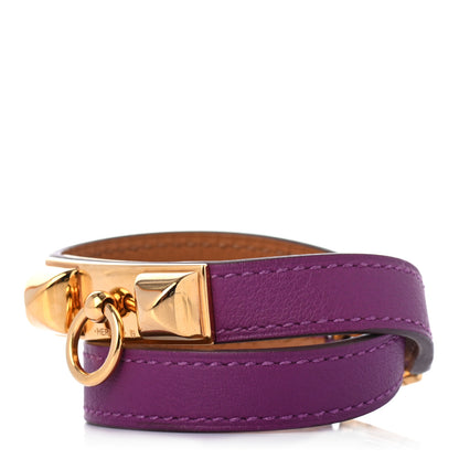 Hermes Swift Rivale Double Tour Bracelet XS Anemone 1 of 7