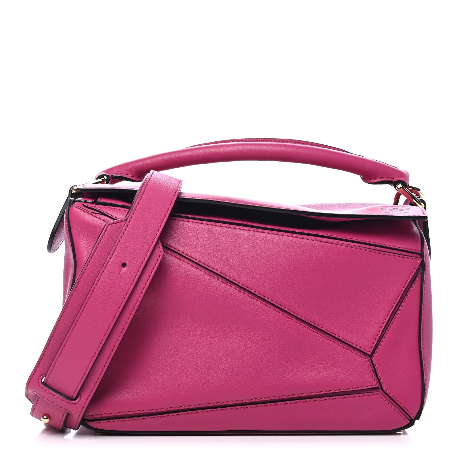 Loewe Calfskin Small Puzzle Bag Fuchsia 1 of 8