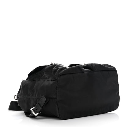 Prada Tessuto Nylon Saffiano Medium Backpack Black 3 of 13