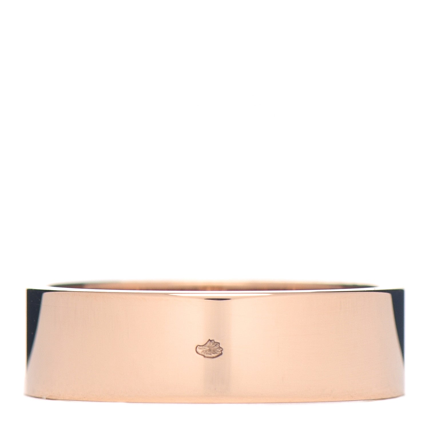 Hermes 18K Rose Gold Diamond PM H D'Ancre Ring 53 6.5 3 of 5