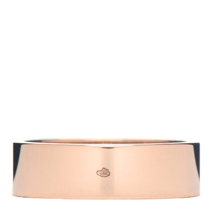 Hermes 18K Rose Gold Diamond PM H D'Ancre Ring 53 6.5 3 of 5