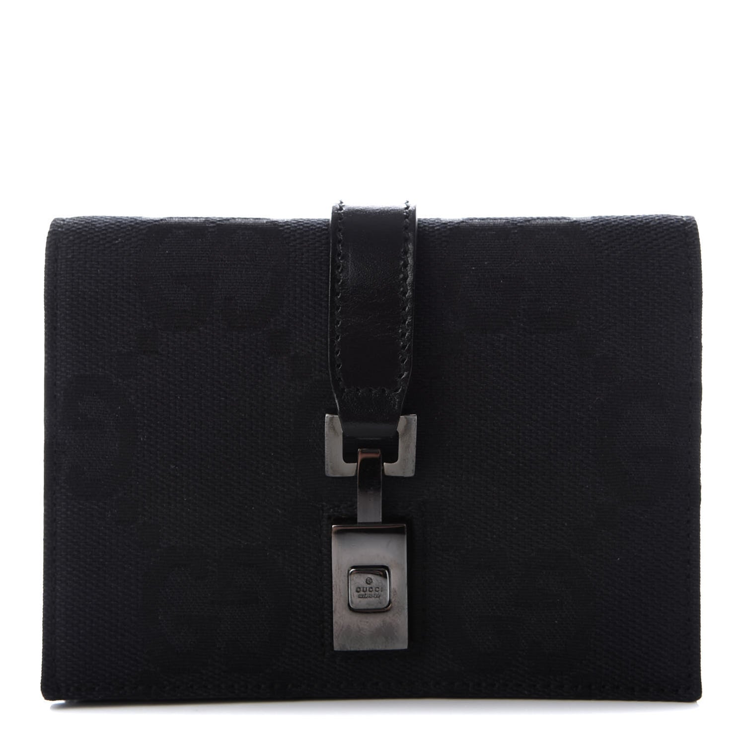 Gucci Monogram Belt Pouch Black 1 of 7
