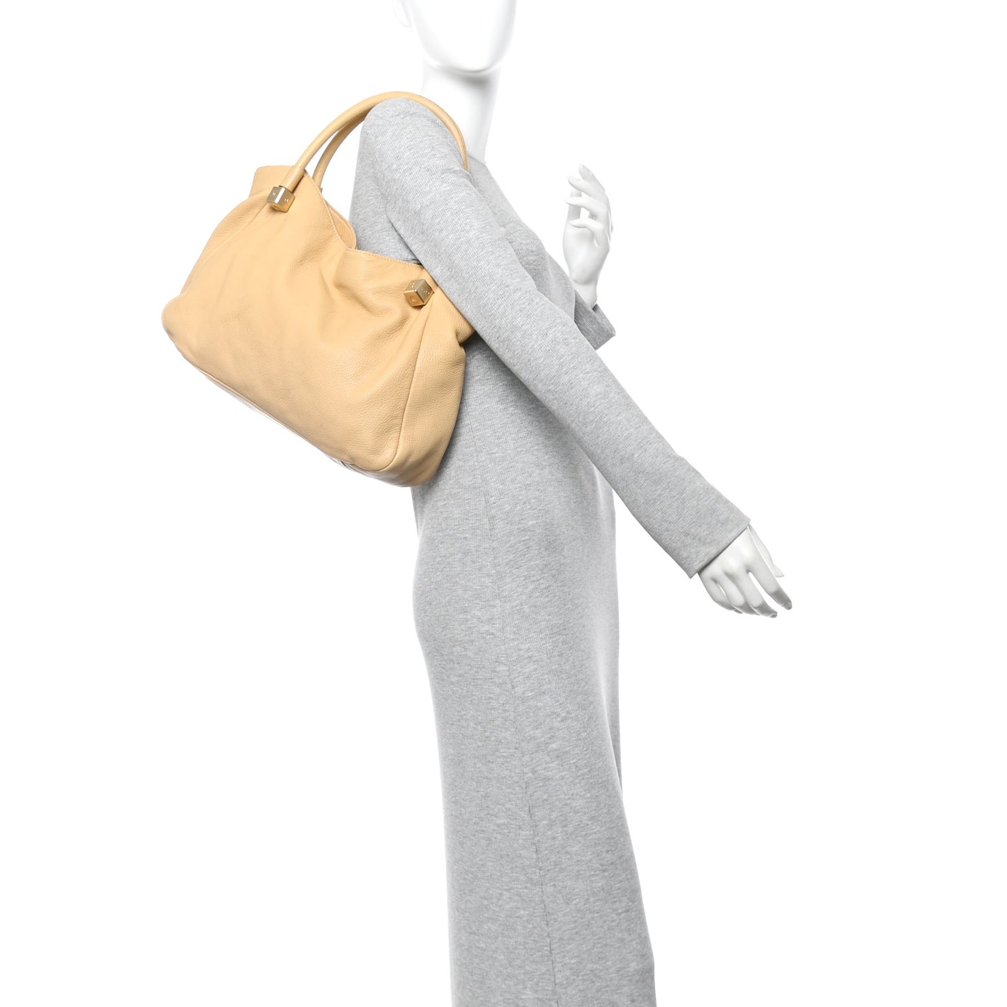 Calfskin CC Dice Tote Bag yellow