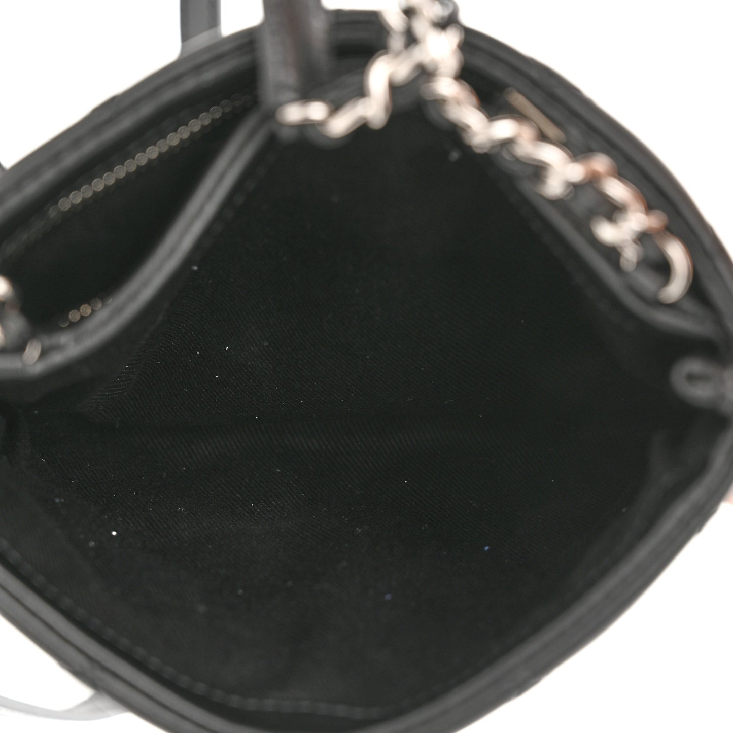 Lambskin Quilted Crossbody Bag Black