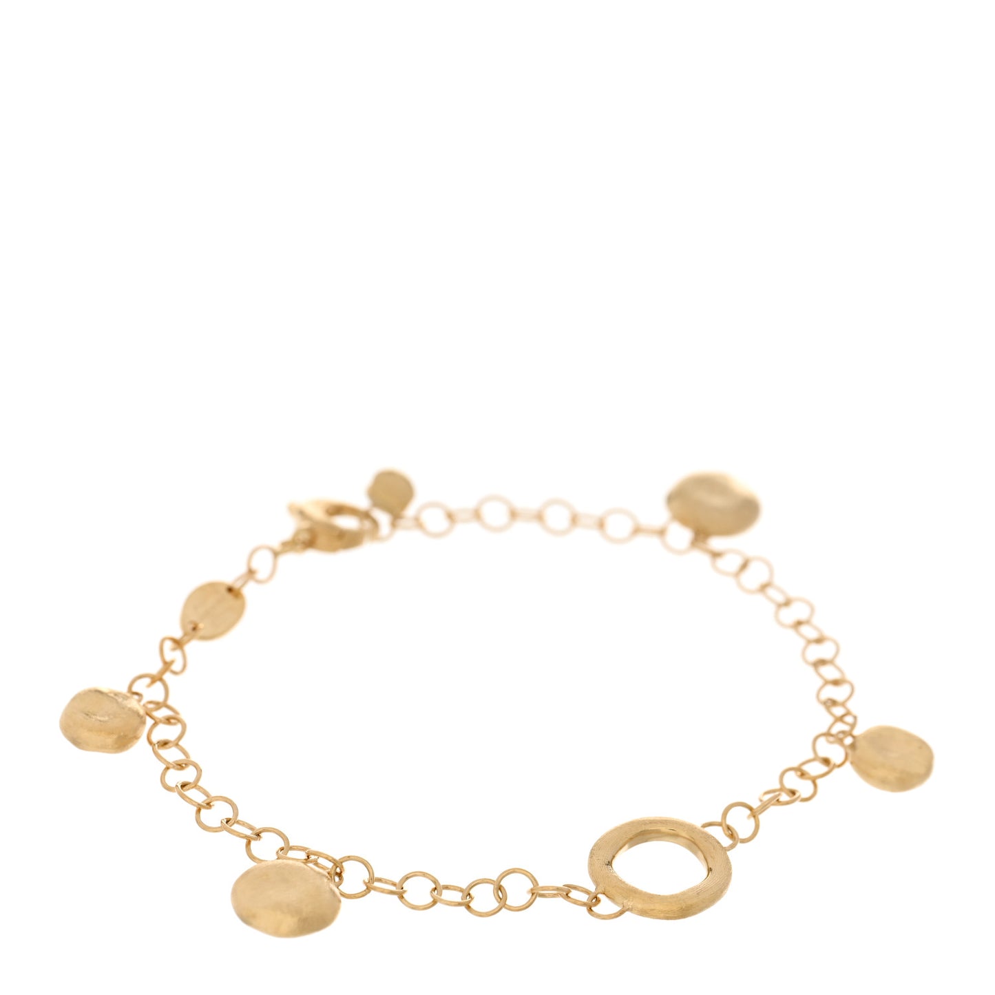 18K Yellow Gold Circle Jaipur Bracelet