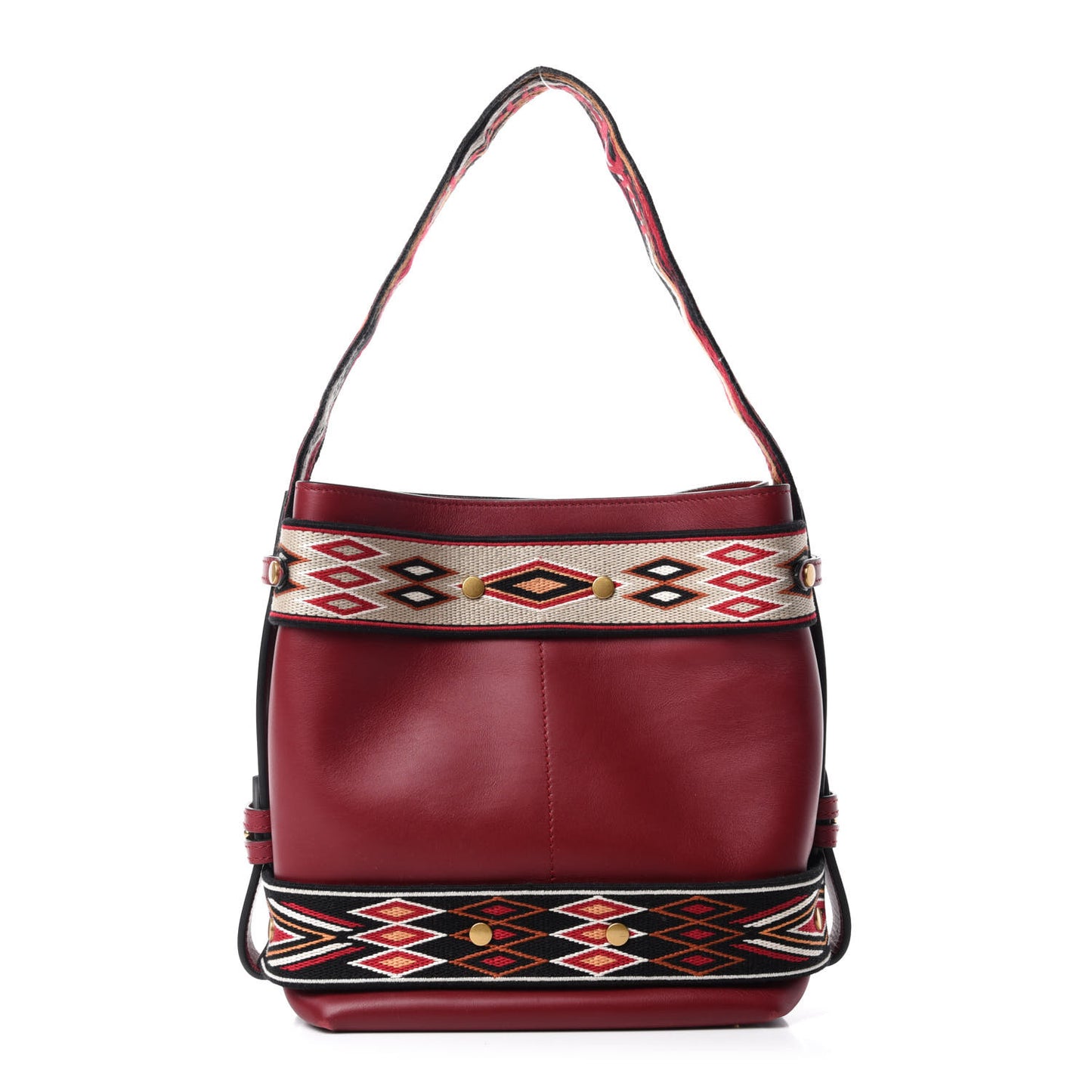 Smooth Calfskin DiorOdeo Small Hobo Red