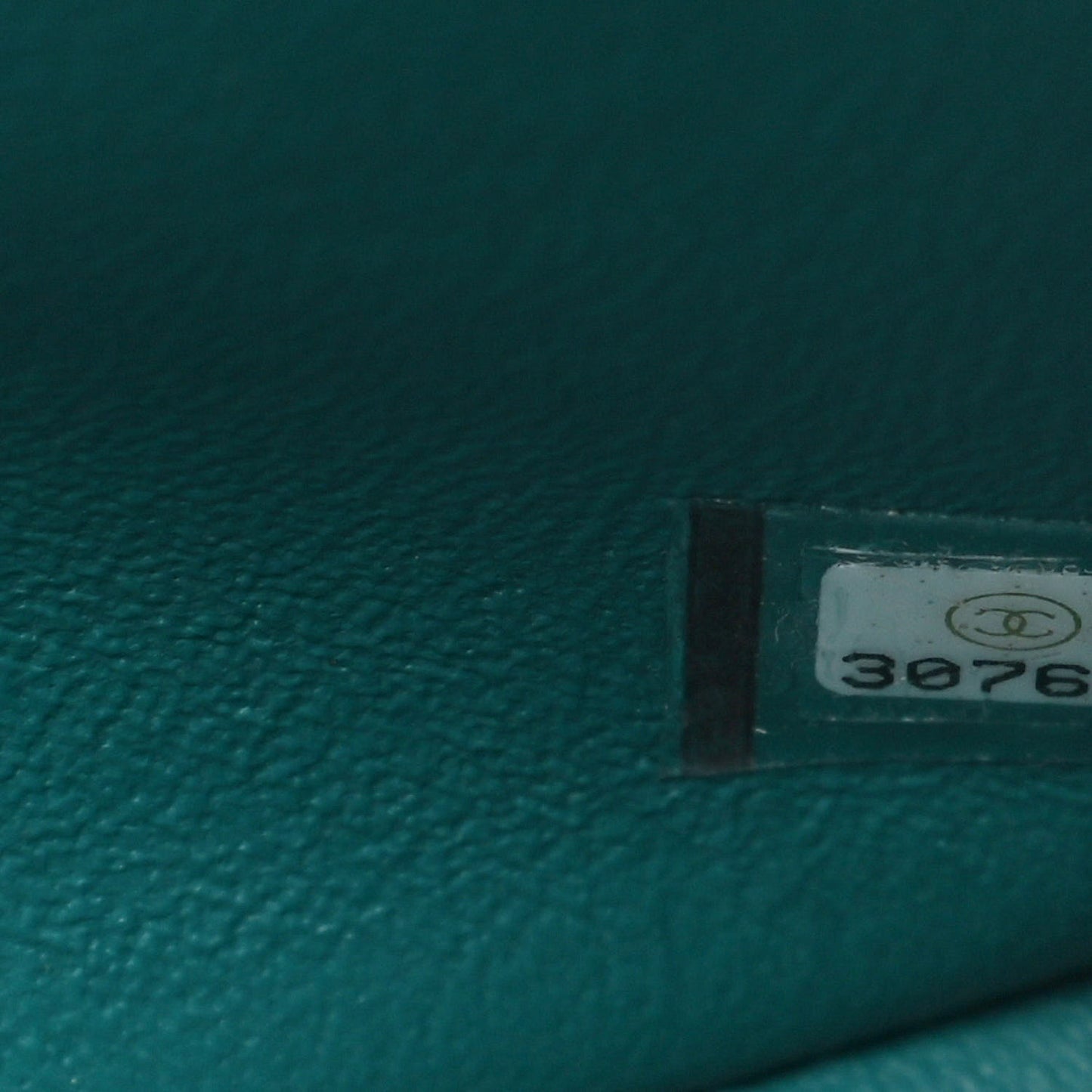 Caviar Quilted Small Double Flap Green