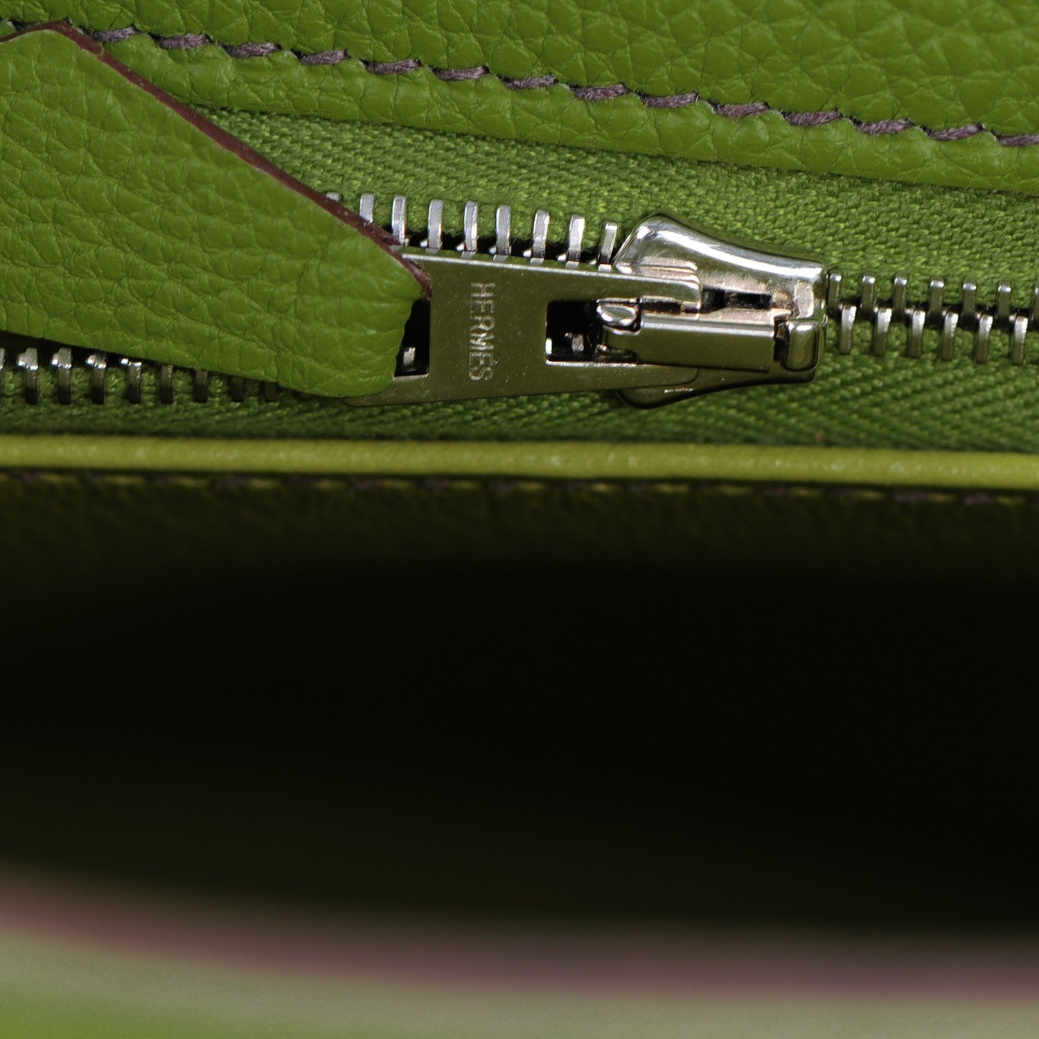 Hermes Taurillon Clemence Kelly Retourne 28 Vert Anis 22 of 27