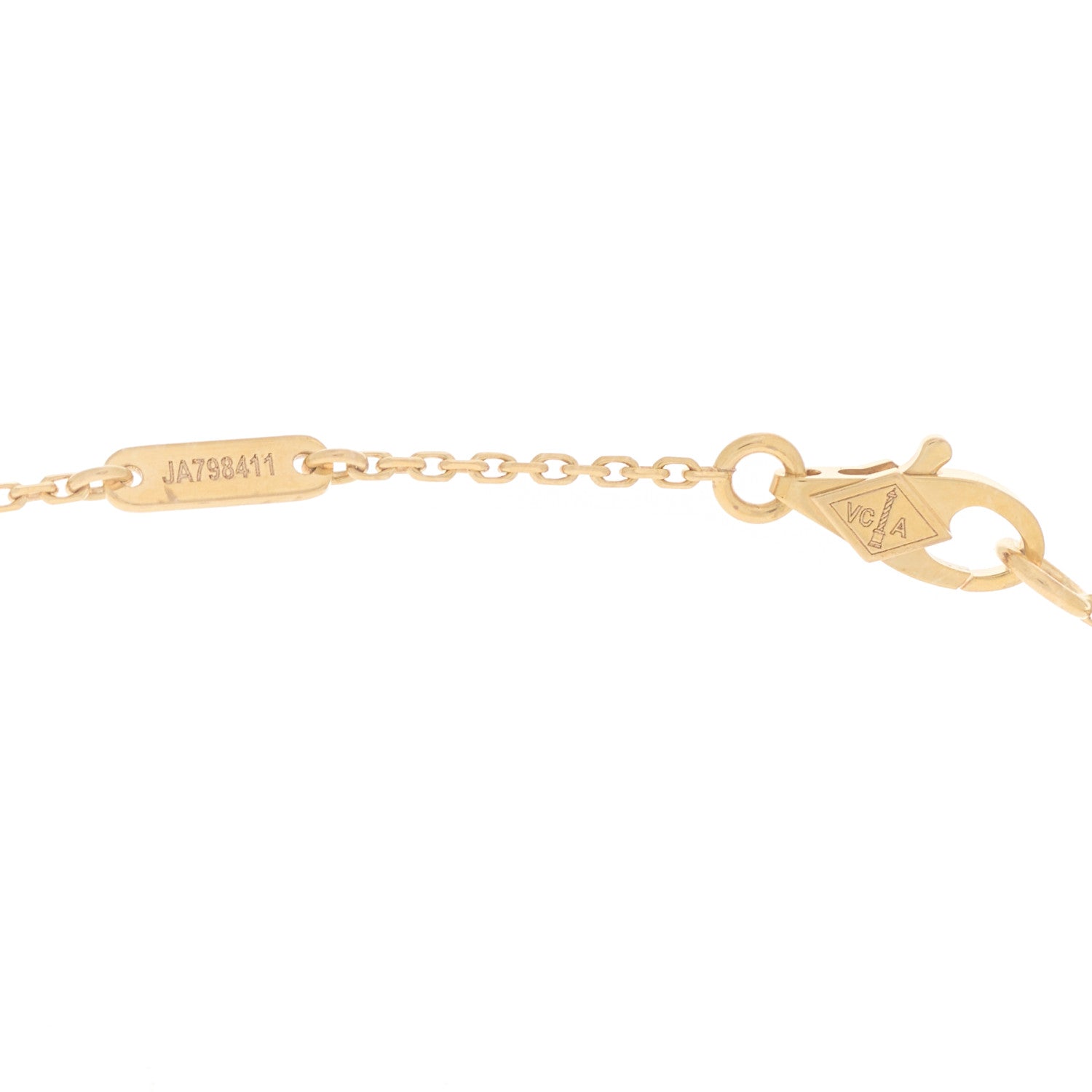 Van Cleef & Arpels 18K Rose Gold Carnelian Sweet Alhambra Pendant Necklace 5 of 7