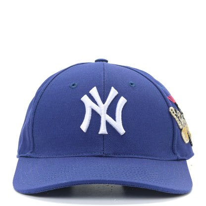 Gucci X MLB Cotton NY Yankees Baseball Hat 57-61 Blue 2 of 7