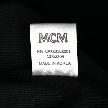 MCM Napacot Canvas Spanish Calfskin Medium Klassik Tote Black 7 of 17