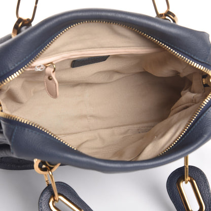 Chloe Calfskin Medium Paraty Navy 5 of 8