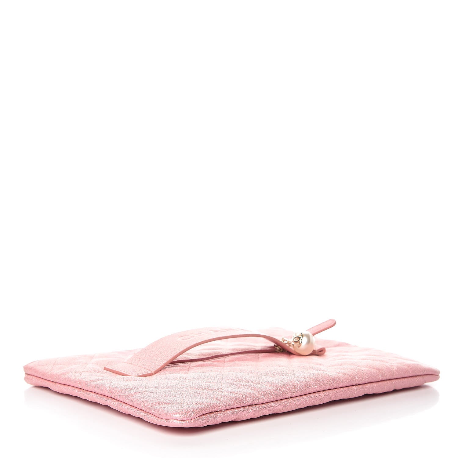 Chanel Iridescent Caviar Medium Night by the C Pouch Clutch Rose Pink 4 of 10
