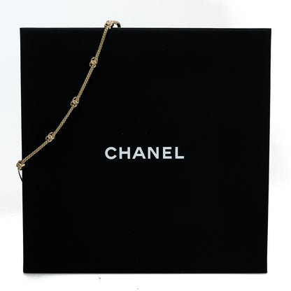 Chanel Metal CC Short Chain Necklace Gold 6 of 6
