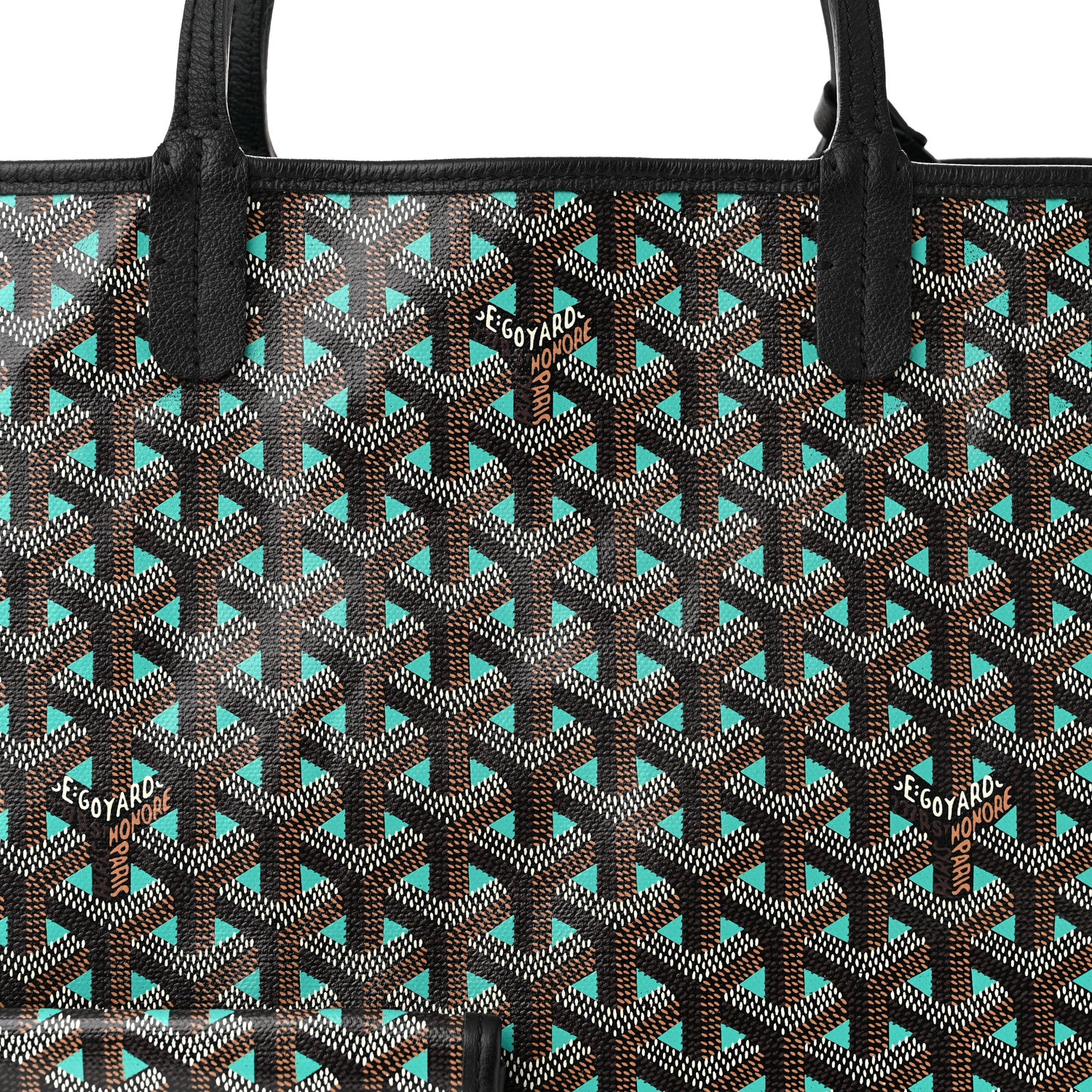 Goyard Goyardine Saint Louis Claire Voie PM Black Opaline 8 of 10