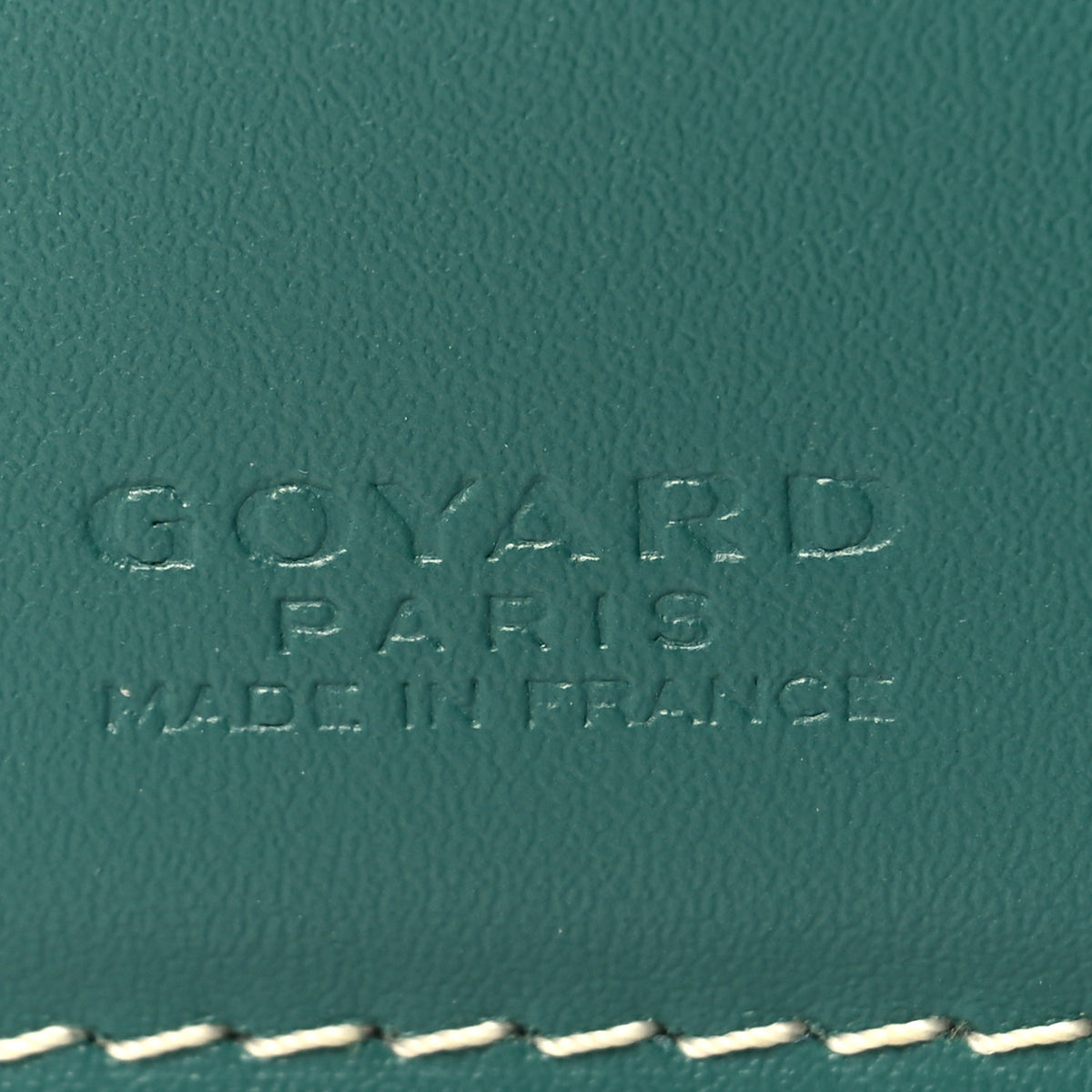 Goyardine Saint Pierre Card Holder Green