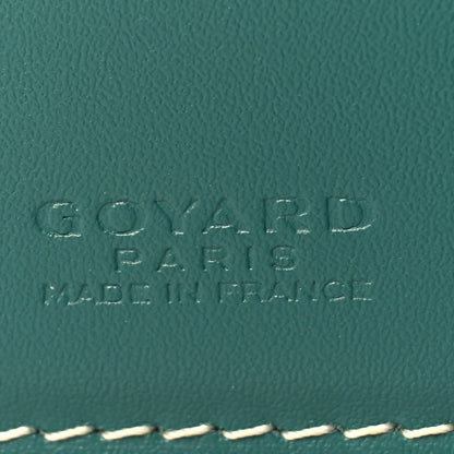 Goyard Goyardine Saint Pierre Card Holder Green 6 of 7