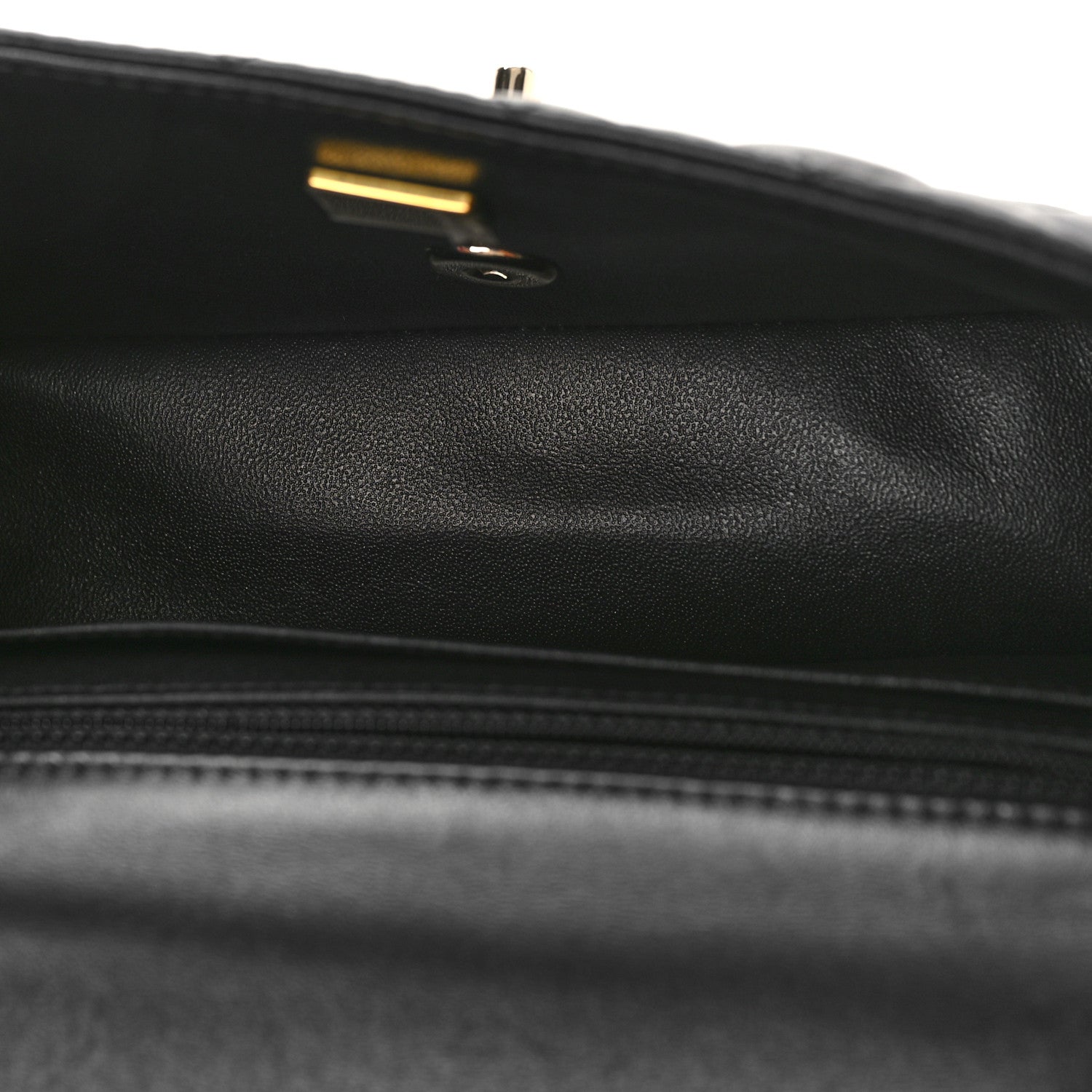 Chanel Lambskin Quilted Mini Rectangular Flap Black 5 of 10