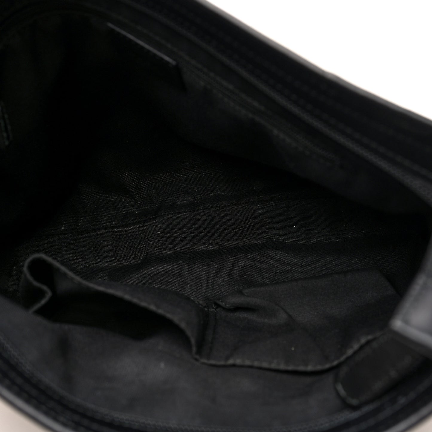 GG Monogram Web Flat Messenger Bag Black