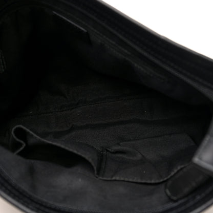 Gucci GG Monogram Web Flat Messenger Bag Black 5 of 10