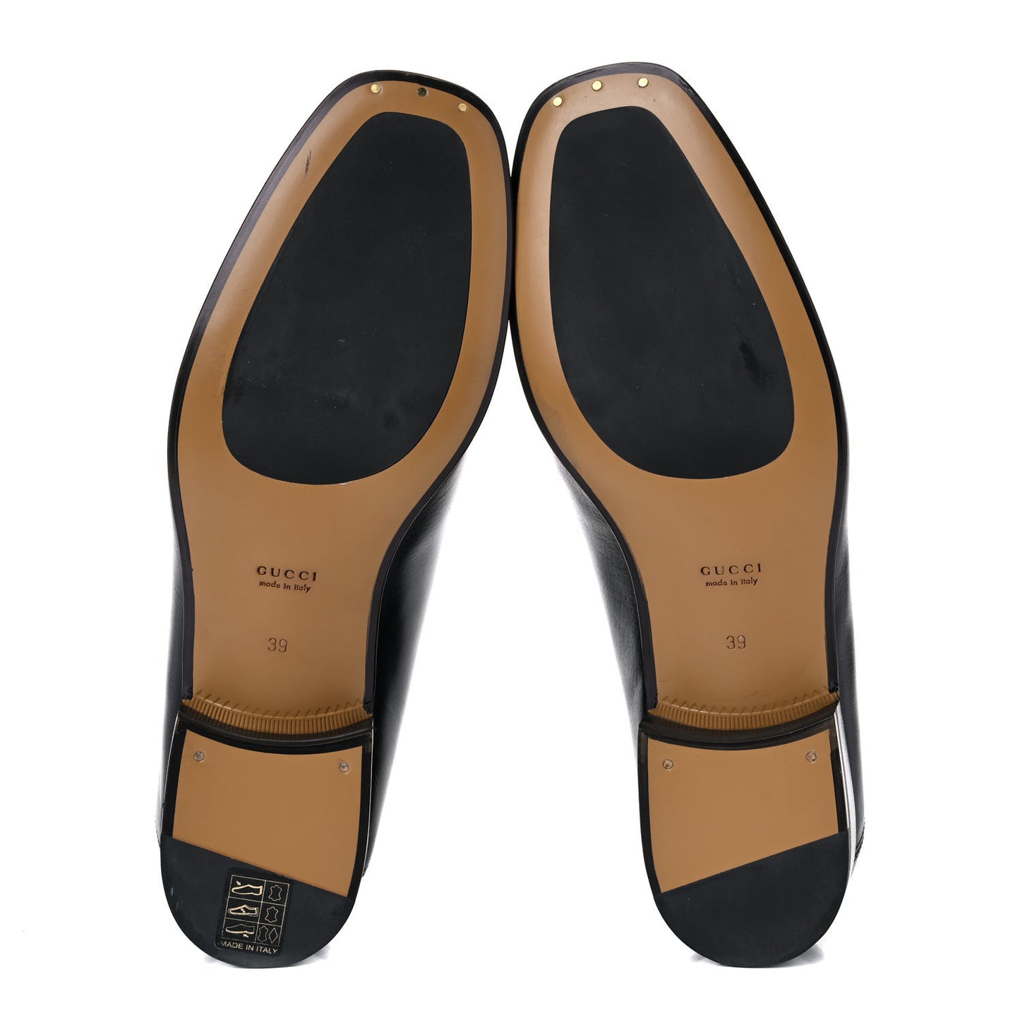 Goatskin Womens Horsebit Mid-Heel Loafers 39 Black