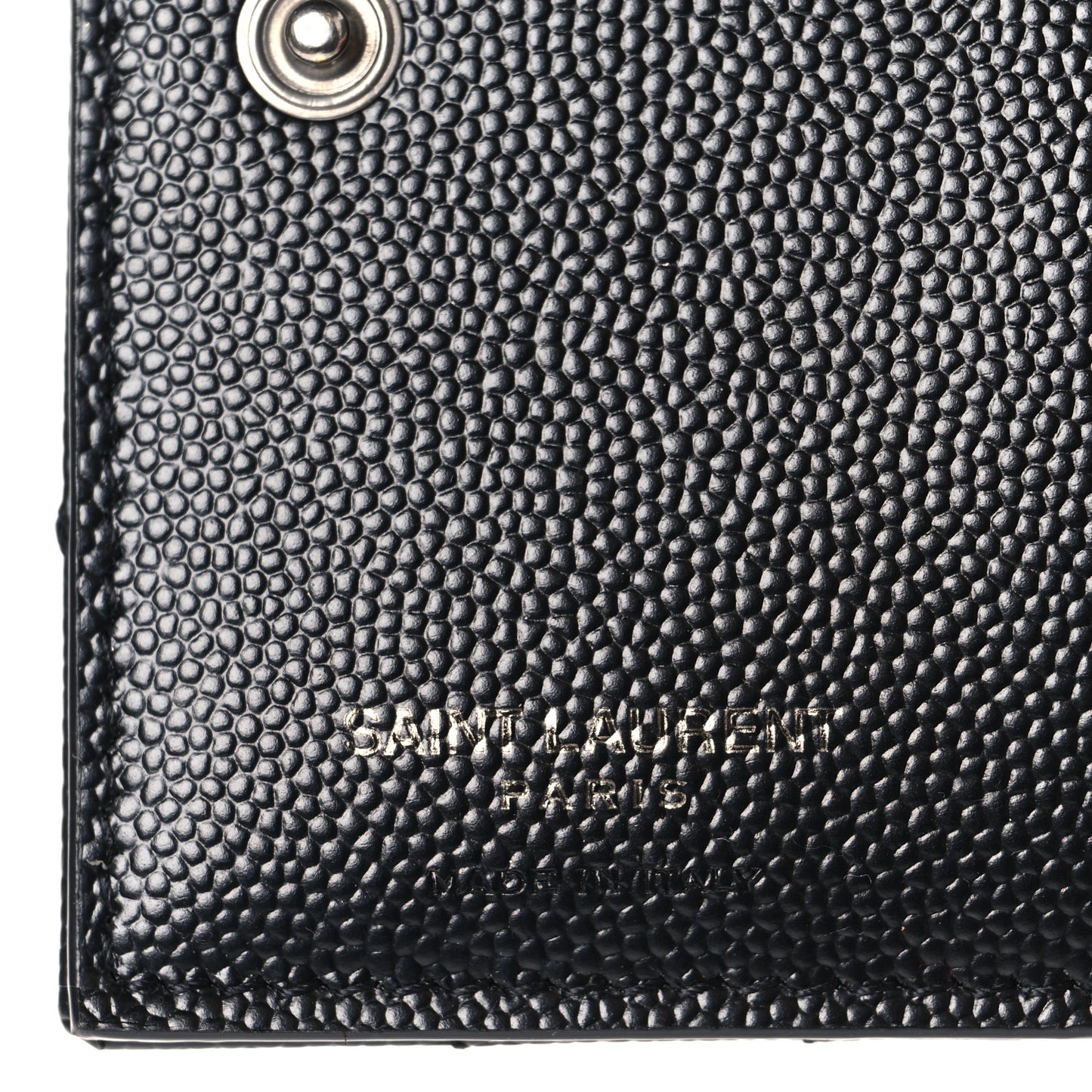 Grain De Poudre Matelasse Chevron Monogram Zipped Card Case Black Black