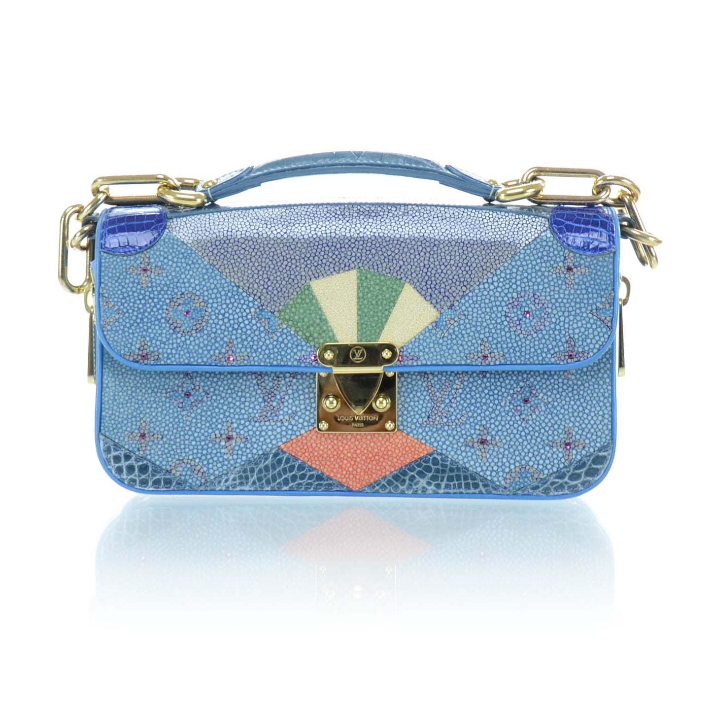 Stingray Shagreen Shoulder Bag