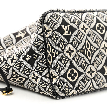 Louis Vuitton Jacquard Since 1854 Neverfull MM Grey 9 of 11