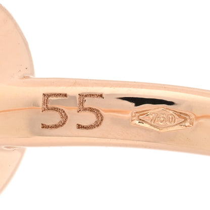 Pomellato 18K Rose Gold Diamond Small Round Sabbia Ring 55 7.25 5 of 5