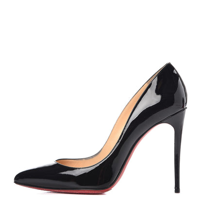 Christian Louboutin Patent Pigalle Follies 100 Pumps 36 Black 1 of 12