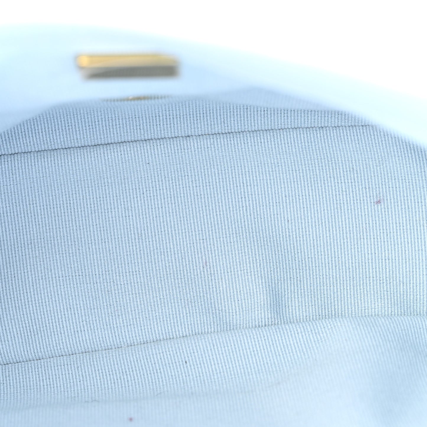 Iridescent Caviar Quilted Mini My Perfect Flap Light Blue