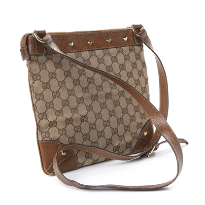 Gucci Monogram Studded Messenger Brown 2 of 19