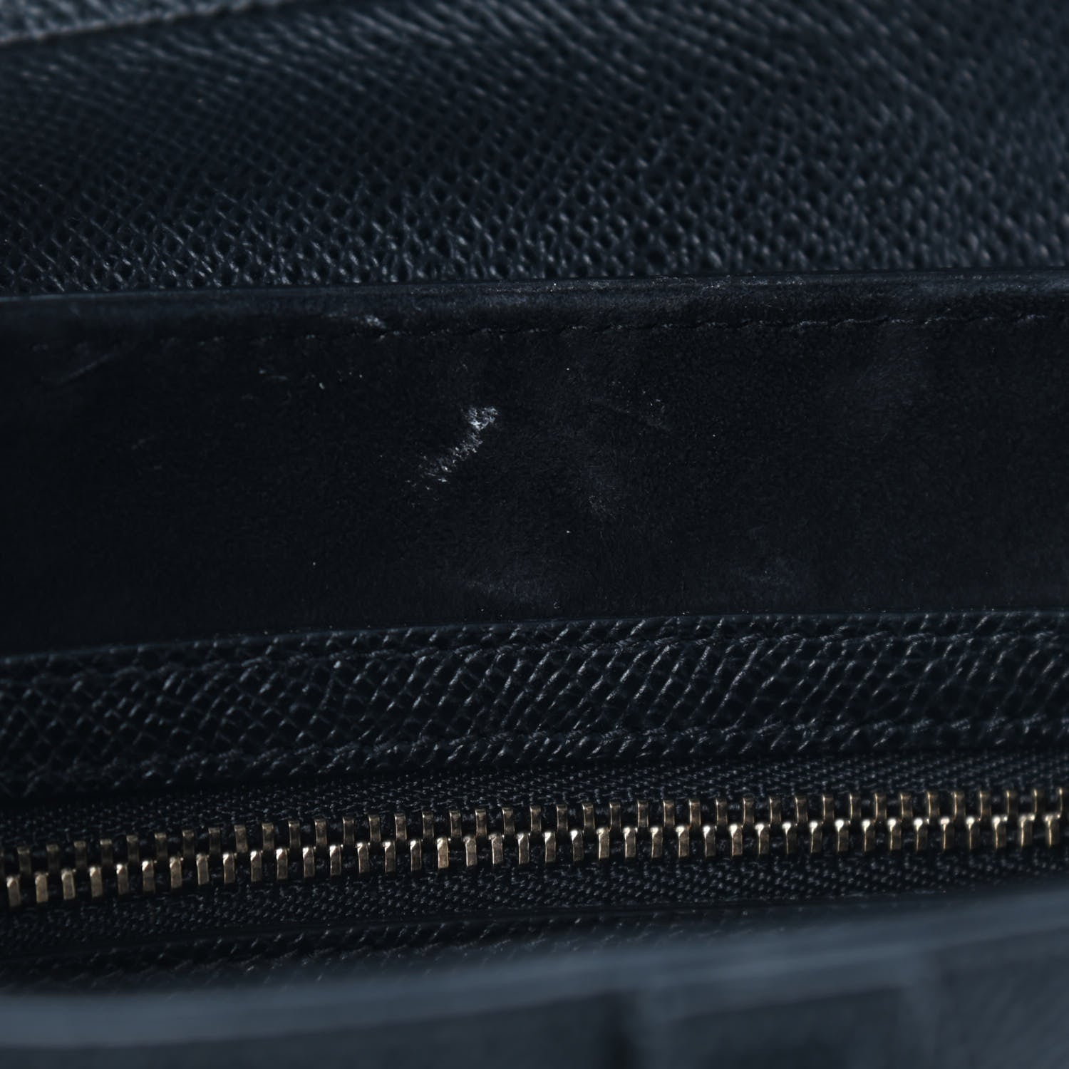Christian Dior Grained Calfskin Saddle Bag Black 9 of 9