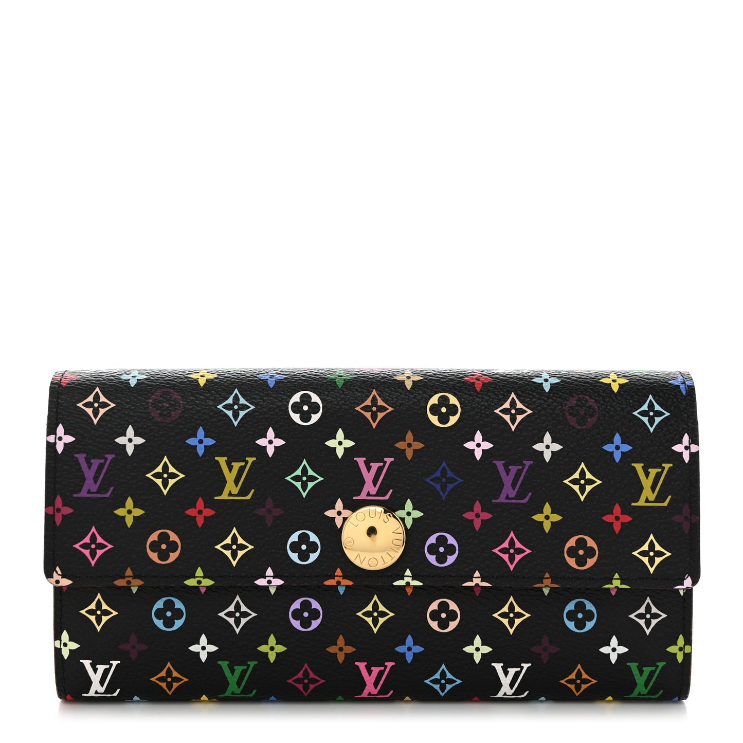 Monogram Multicolor Sarah Wallet Black Grenade