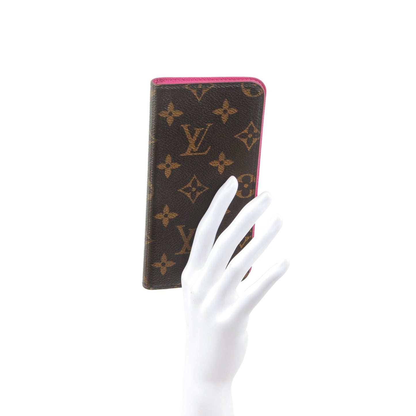 Monogram iPhone 6 Plus Folio Case Pink