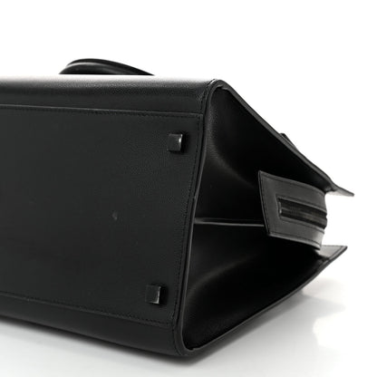 Saint Laurent Grain De Poudre Medium Uptown Tote Black 10 of 13