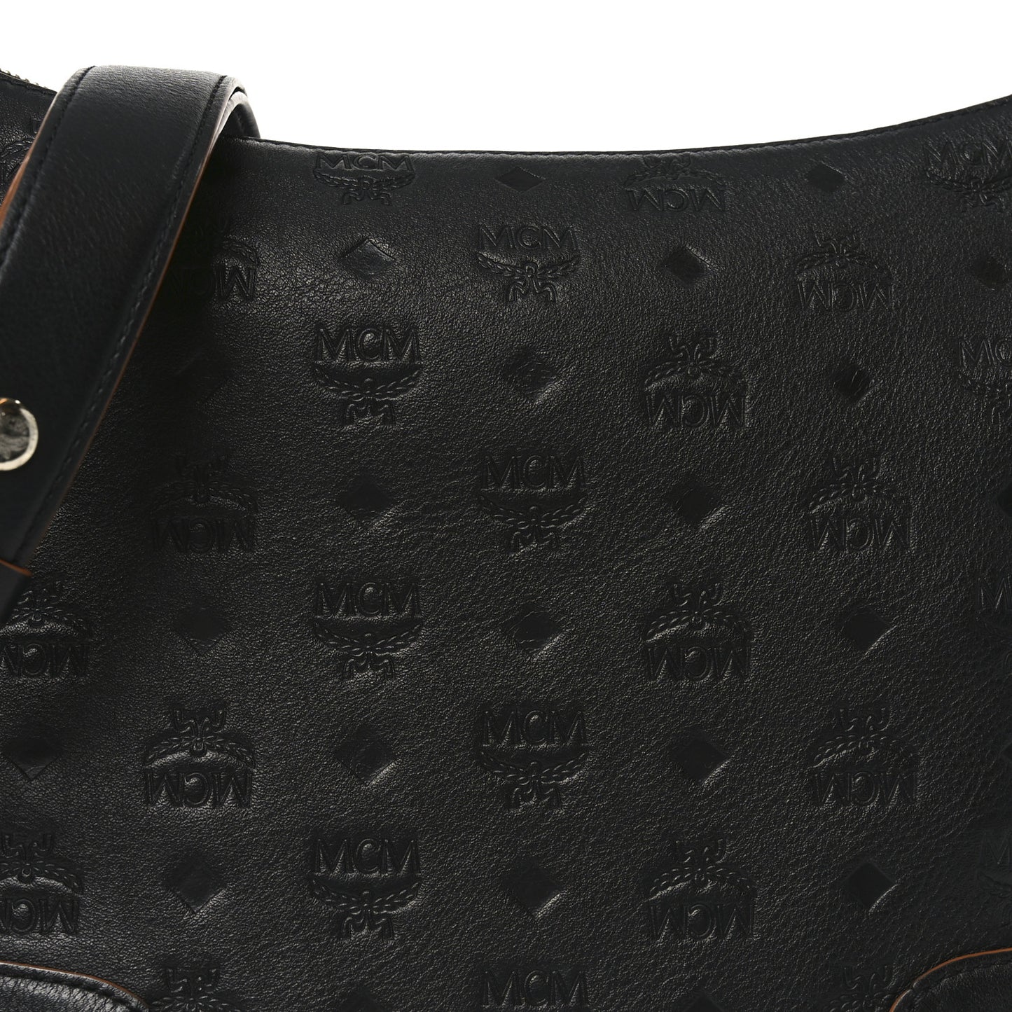 Calfskin Ottomar Monogram Klara Medium Hobo Black