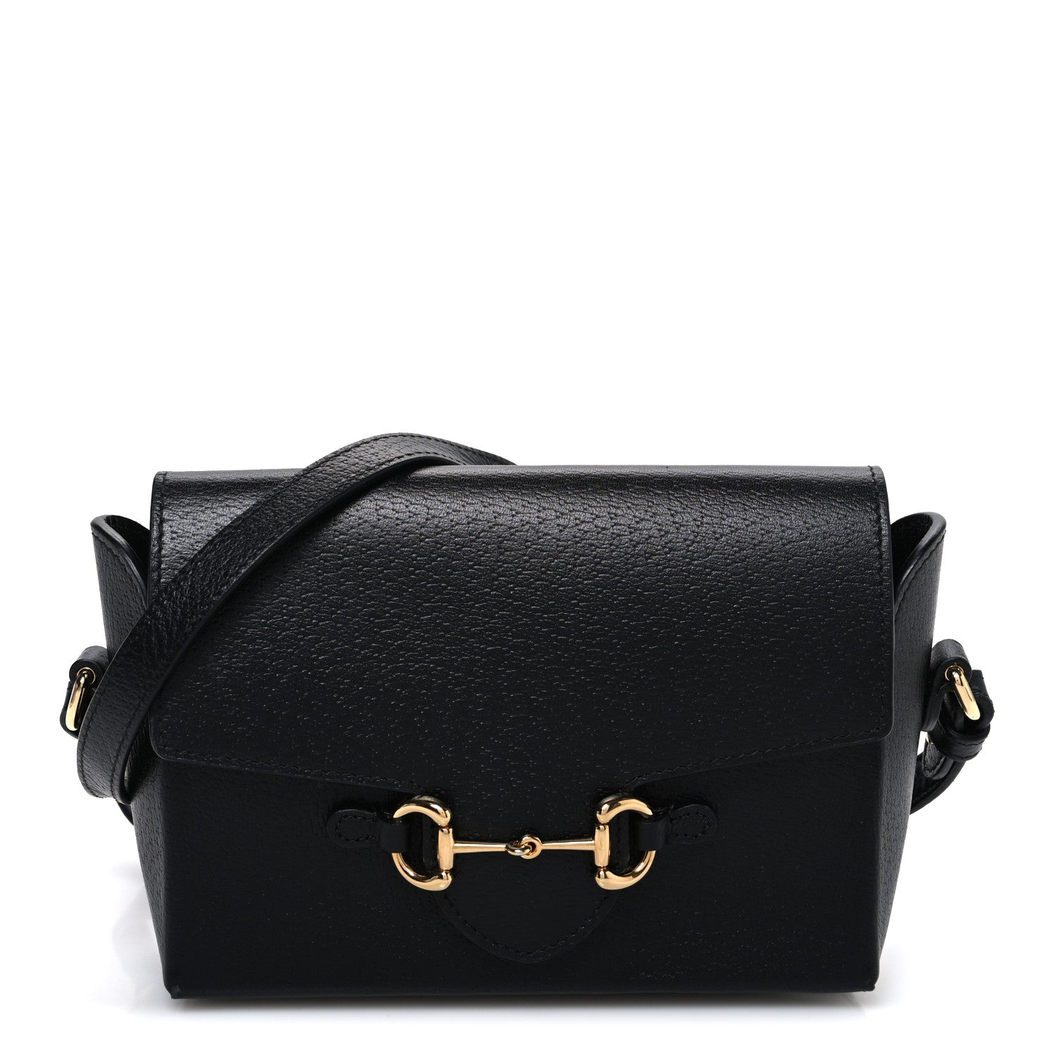 Gucci Calfskin Horsebit 1955 Shoulder Bag Black 1 of 10