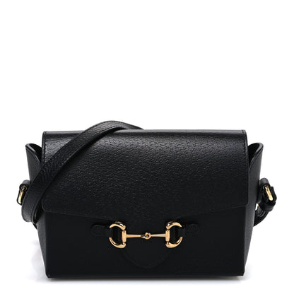 Gucci Calfskin Horsebit 1955 Shoulder Bag Black 1 of 10