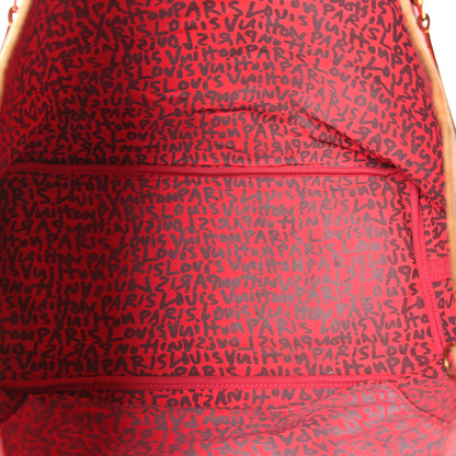 Louis Vuitton Monogram Graffiti Neverfull GM Fuchsia 7 of 9
