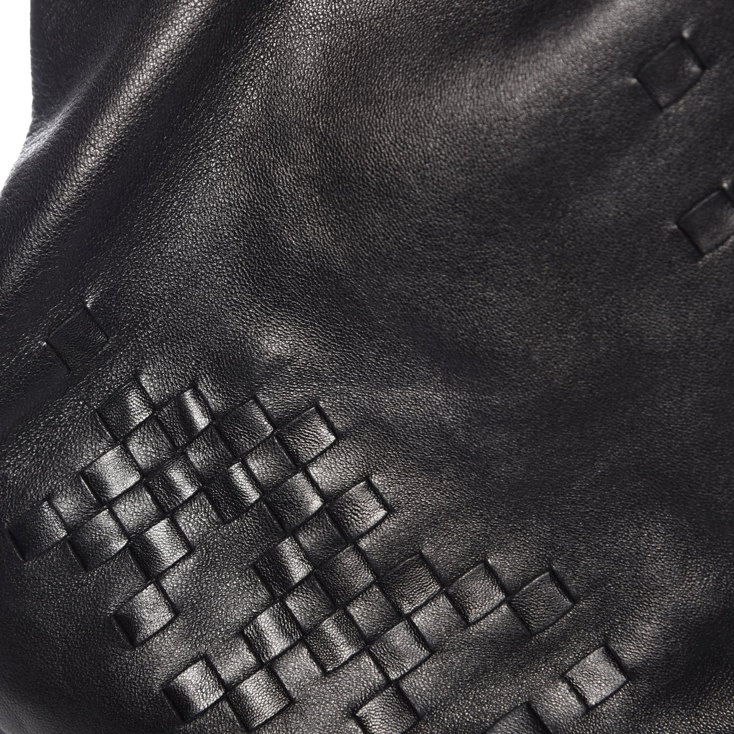 Nappa Intrecciato Large Veneta Hobo Black