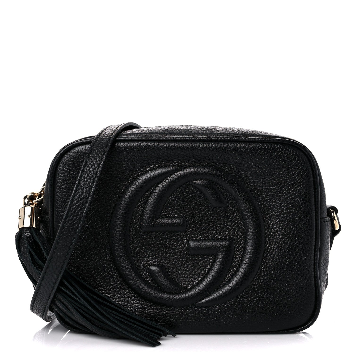 Gucci Pebbled Calfskin Small Soho Disco Bag Black 1 of 12