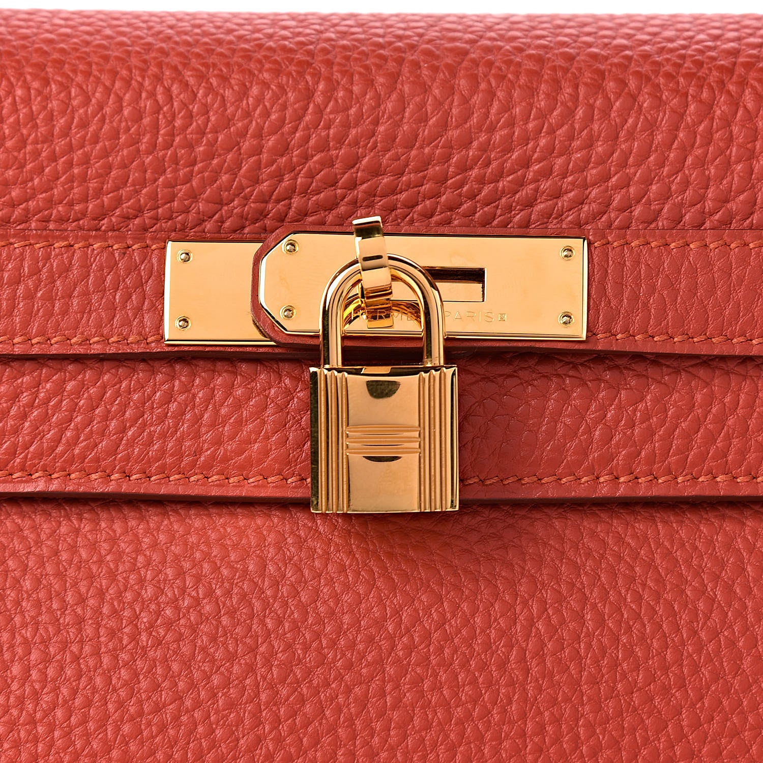 Hermes Togo Kelly Retourne 35 Vermillion 41 of 41
