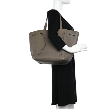 Celine Soft Grained Calfskin Medium Belt Cabas Phantom Taupe 2 of 10