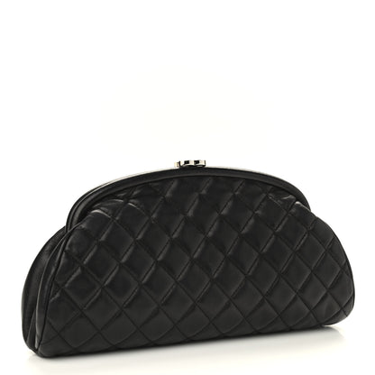 Chanel Lambskin Quilted Timeless Clutch Black 3 of 8