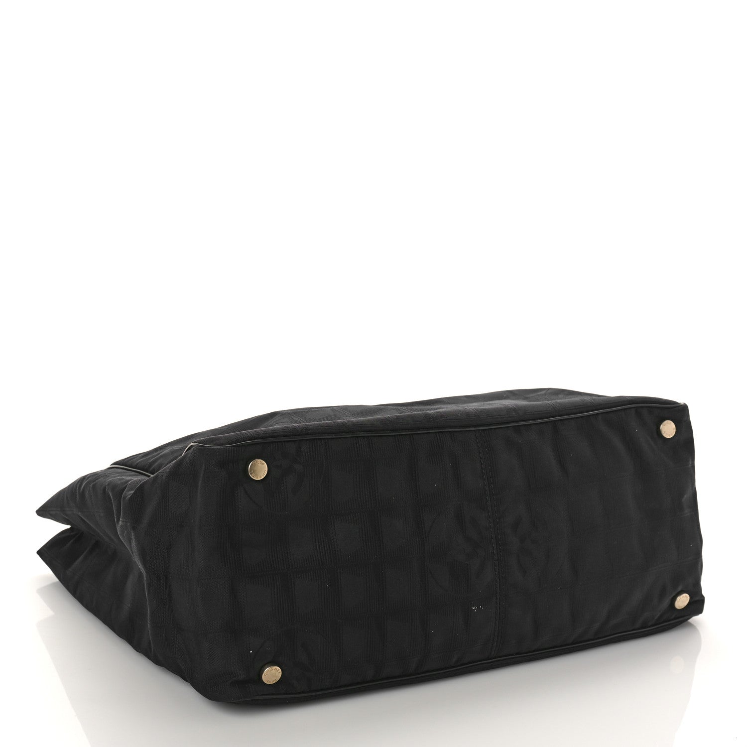 Chanel Nylon Medium Travel Tote Black 4 of 9