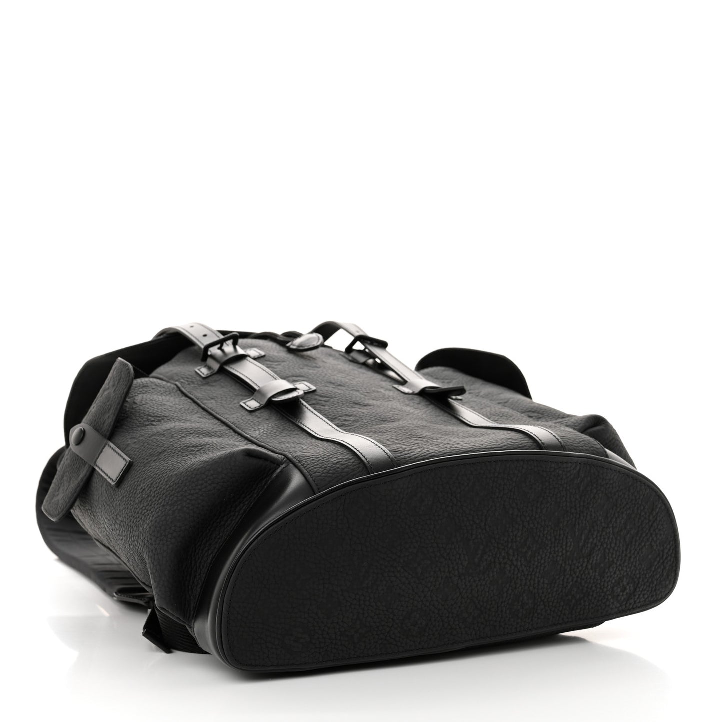 Taurillon Monogram Christopher MM Backpack Black