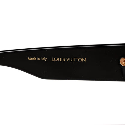 Louis Vuitton Acetate Cyclone Sunglasses Z1578E Black 5 of 10