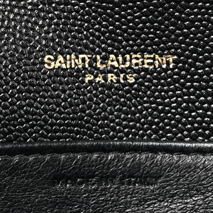 Saint Laurent Grain De Poudre Uptown Chain Wallet Black 6 of 11